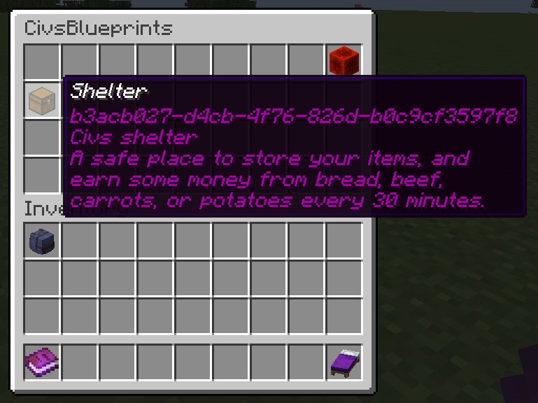 Obtaining Shelter With The Minecraft Civilization Mod